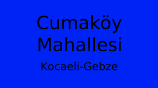 Cumaköy Mahallesi Thumbnail