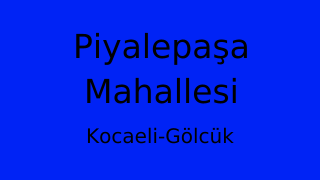 Piyalepaşa Mahallesi Thumbnail
