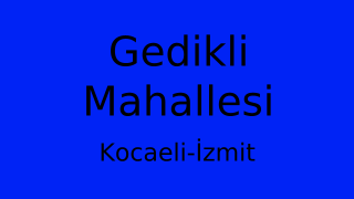 Gedikli Mahallesi Thumbnail