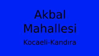 Akbal Mahallesi Thumbnail