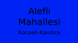 Alefli Mahallesi Thumbnail