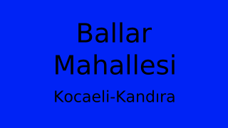 Ballar Mahallesi Thumbnail