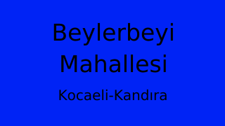 Beylerbeyi Mahallesi Thumbnail