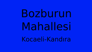 Bozburun Mahallesi Thumbnail