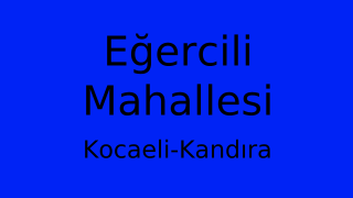 Eğercili Mahallesi Thumbnail