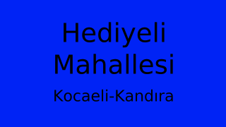 Hediyeli Mahallesi Thumbnail