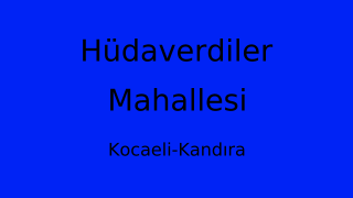 Hüdaverdiler Mahallesi Thumbnail