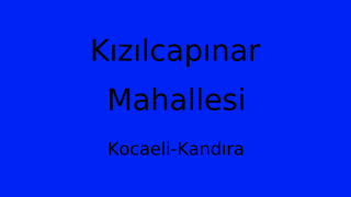 Kızılcapınar Mahallesi Thumbnail