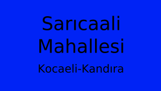 Sarıcaali Mahallesi Thumbnail