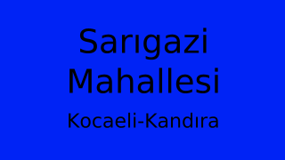 Sarıgazi Mahallesi Thumbnail
