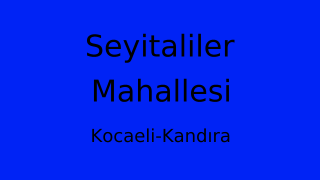 Seyitaliler Mahallesi Thumbnail