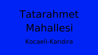 Tatarahmet Mahallesi Thumbnail