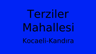 Terziler Mahallesi Thumbnail