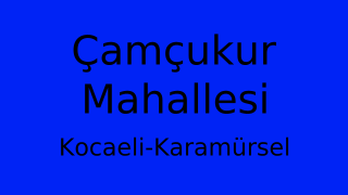 Çamçukur Mahallesi Thumbnail