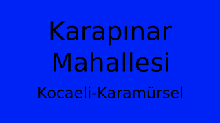 Karapınar Mahallesi Thumbnail