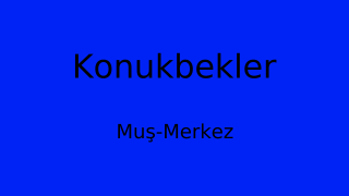 Konukbekler, Merkez, Muş Thumbnail