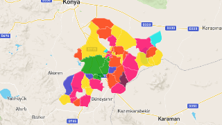 Konya Çumra'nın Mahalleleri, Nüfus Bilgileri, Haritalar ve İstatistikler Thumbnail