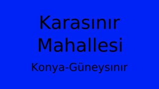 Karasınır Mahallesi Thumbnail