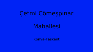 Çetmi Cömeşpınar Mahallesi Thumbnail