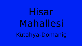 Hisar Mahallesi Thumbnail