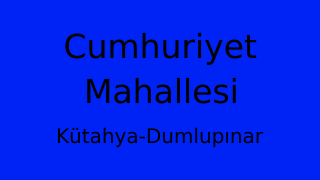 Cumhuriyet Mahallesi Thumbnail