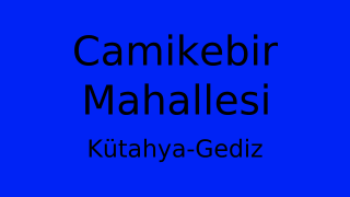 Camikebir Mahallesi Thumbnail