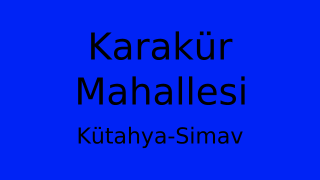 Karakür Mahallesi Thumbnail