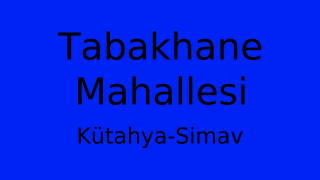 Tabakhane Mahallesi Thumbnail