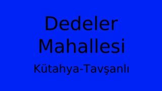 Dedeler Mahallesi Thumbnail