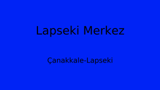 Lapseki Belediyesi, Çanakkale Thumbnail