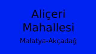 Aliçeri Mahallesi Thumbnail