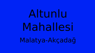 Altunlu Mahallesi Thumbnail