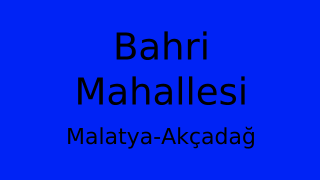 Bahri Mahallesi Thumbnail