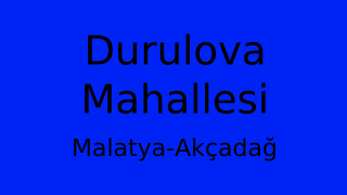Durulova Mahallesi Thumbnail