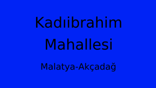 Kadıibrahim Mahallesi Thumbnail