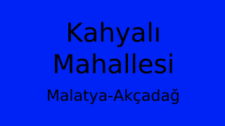 Kahyalı Mahallesi Thumbnail