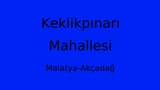 Keklikpınarı Mahallesi Thumbnail