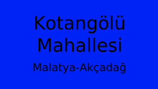 Kotangölü Mahallesi Thumbnail