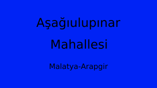 Aşağıulupınar Mahallesi Thumbnail