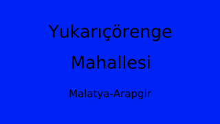 Yukarıçörenge Mahallesi Thumbnail