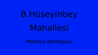 B.Hüseyinbey Mahallesi Thumbnail
