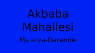 Akbaba Mahallesi Thumbnail