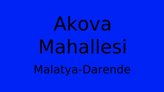Akova Mahallesi Thumbnail