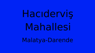 Hacıderviş Mahallesi Thumbnail