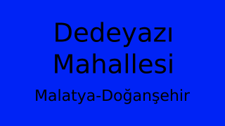Dedeyazı Mahallesi Thumbnail