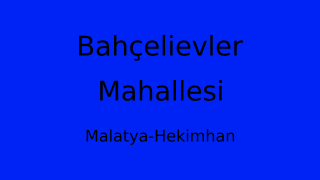 Bahçelievler Mahallesi Thumbnail