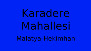 Karadere Mahallesi Thumbnail