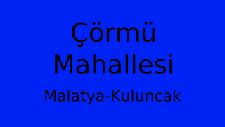 Çörmü Mahallesi Thumbnail