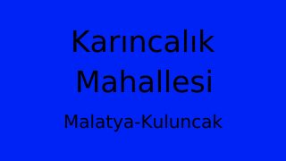 Karıncalık Mahallesi Thumbnail
