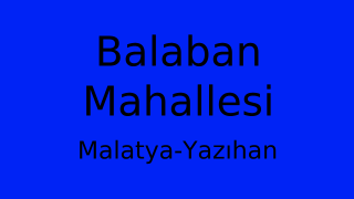 Balaban Mahallesi Thumbnail